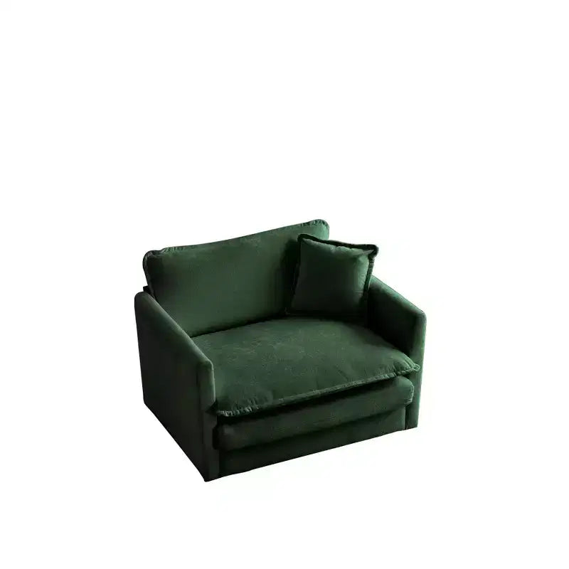 Poltroncina imbottita con cuscino decorativo