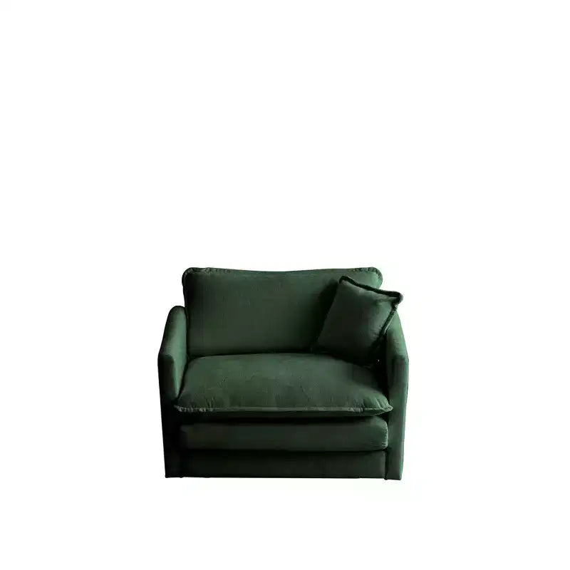 Poltroncina imbottita con cuscino decorativo