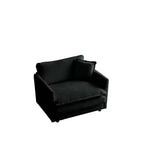 Poltroncina imbottita con cuscino decorativo