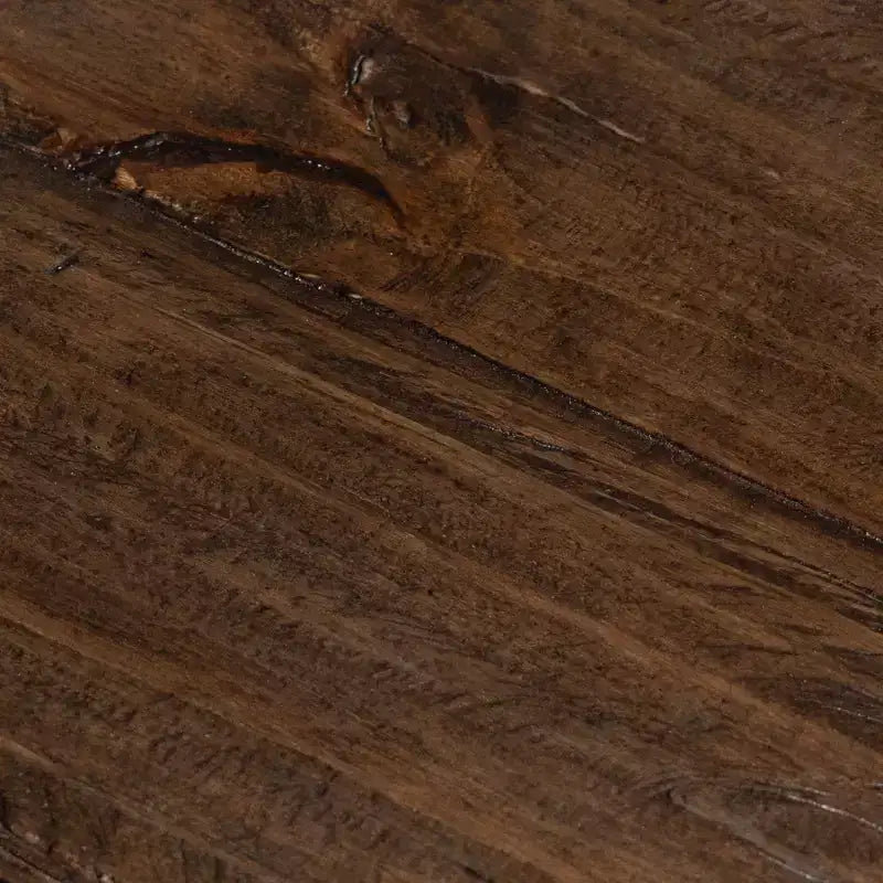 Panca da pranzo rustica in legno massello (58 in / 1470mm)