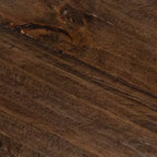 Panca da pranzo rustica in legno massello (58 in / 1470mm)