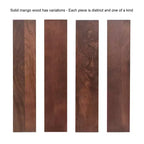 Tavolino da salotto Archvale in legno, 14x18x24, marrone noce