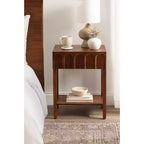Tavolino da salotto Archvale in legno, 14x18x24, marrone noce