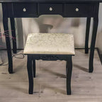Toeletta con Specchio LED e Sedia