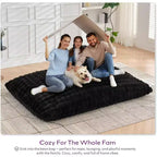 Poltrona sacco gigante 3 in 1 - Divano e materasso convertibile in memory foam, 198x130 cm, in velluto felpato a bolle