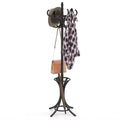 Costway 73 Freestanding Coat Hanger Stand Coat Rack w/ Umbrella Holder & 12 Hooks