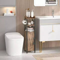 Mobiletto da bagno sottile con anta e 2 ripiani