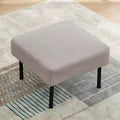 MAYEERTY Multifunctional Sofa Footstool Removable Washable Cover Non Slip Footrest Compact Ottoman for Living Room Bedroom Home Office Beige