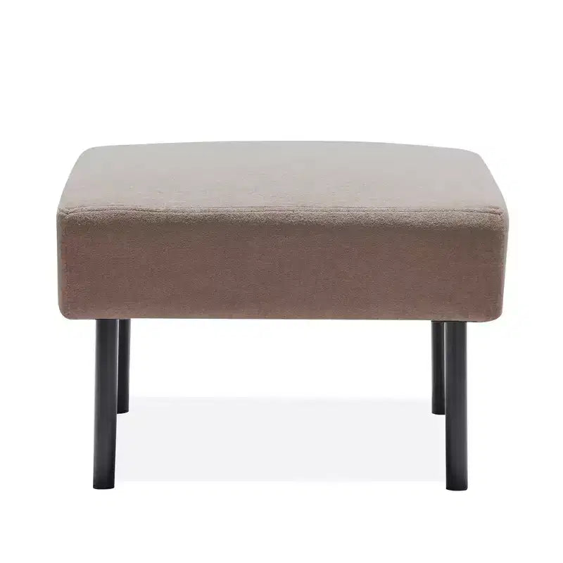 Poggiapiedi Divano Multifunzionale con Rivestimento Rimovibile Lavabile – Beige